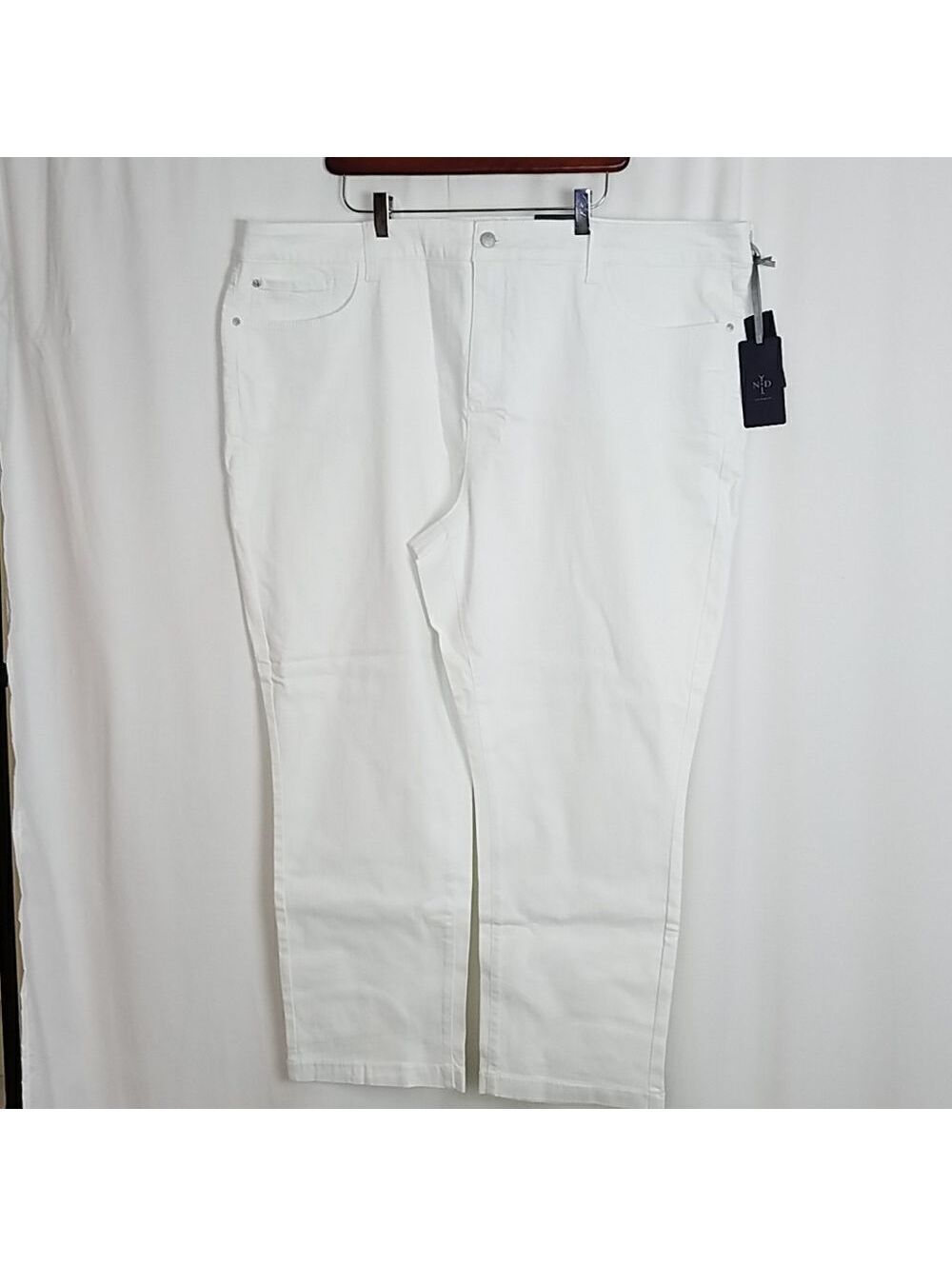 NYDJ White Cropped Jeans Preppy Plus Size US 24